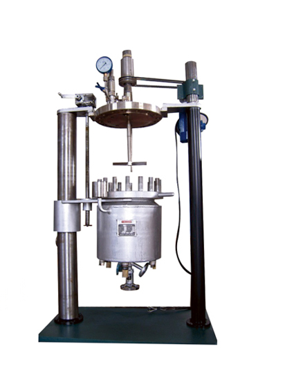 江蘇CJKX釜體升降型反應(yīng)釜（鎳材、油浴循環(huán)加熱）